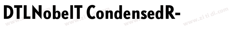 DTLNobelT CondensedR字体转换